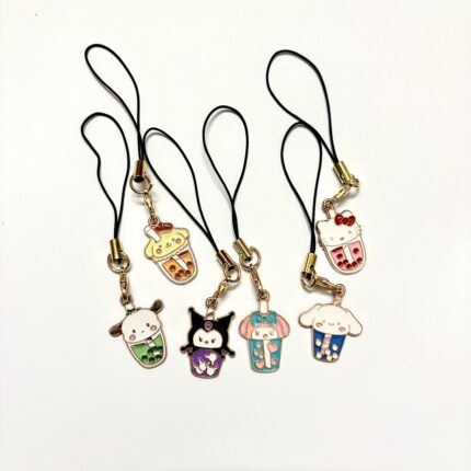 Sanrio Boba tea edition phone charms