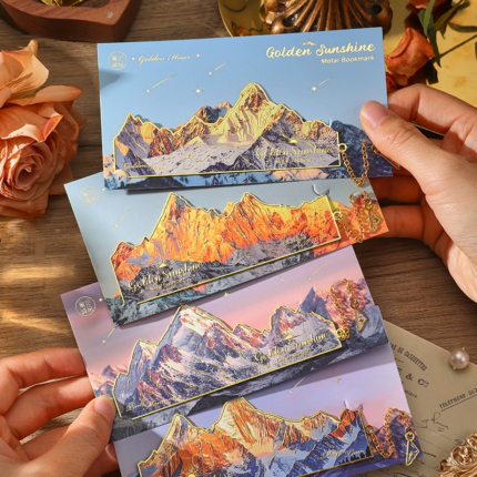 Mountain Metal Bookmark