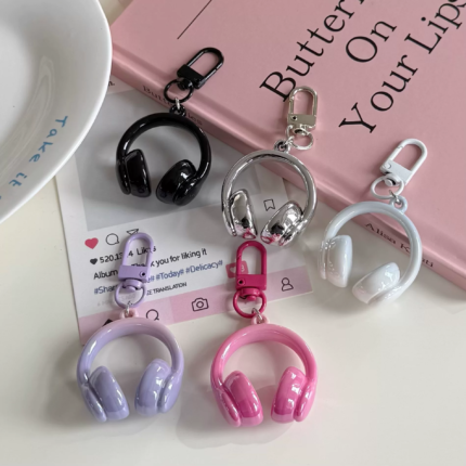 Cute 3d Headphone Shaped Pendant
