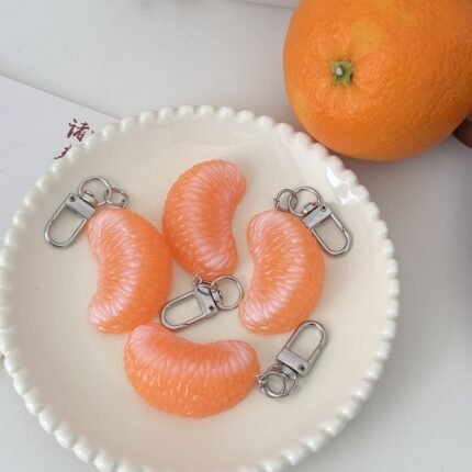 Orange piece Bag Pendant