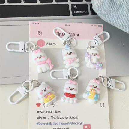 Cute Puppy Dog Bag Pendant