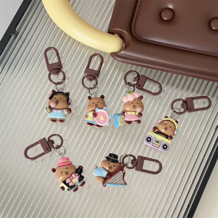 Capybara Musician Bag Pendant