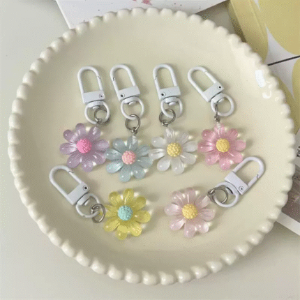 Transparent Floral Pendant