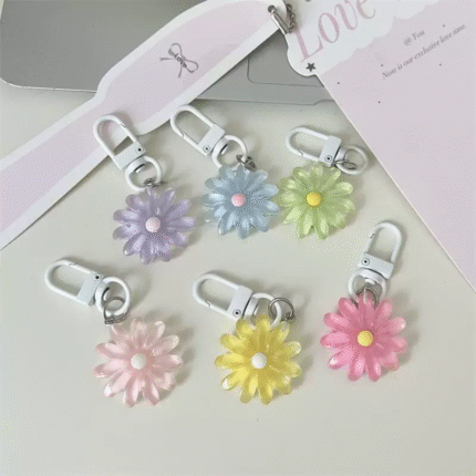 Transparent Flower Pendant