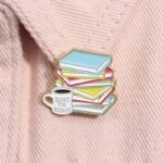 Sorry I'm Booked Enamel Brooch Pin - Image 3
