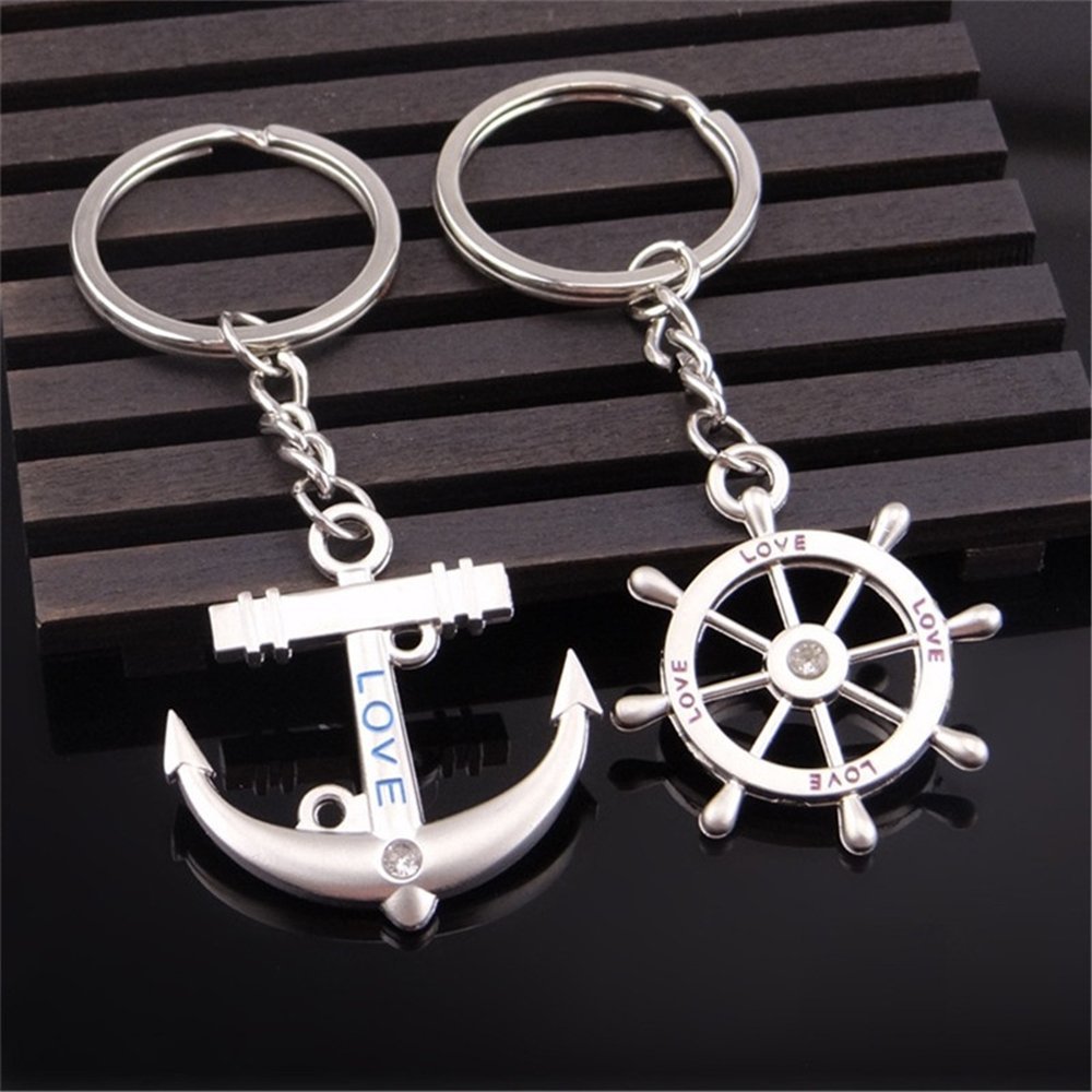 10882798181575269066.jpg Ship Radar Anchor Couple Keyring - Image 1