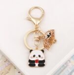 Panda Fan Cute Keyring - Image 2