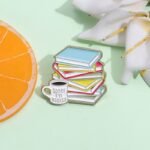 Sorry I'm Booked Enamel Brooch Pin