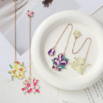 Cute Flowers Metal Bookmark - Image 3