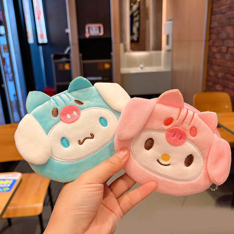 10895809011927814844.webp Cute Sanrio Plush Coin Purse - Image 1
