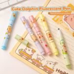 Cute Capybara 6pcs Fluorescents Highlighter Set - Image 6