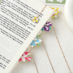 Cute Flowers Metal Bookmark - Image 2