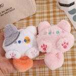 Cute Cat Fluffy Plush Brooch - Image 5