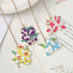 Cute Flowers Metal Bookmark - Image 4