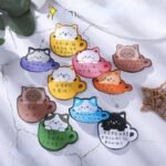 Cute cup cat sticky note - Image 2