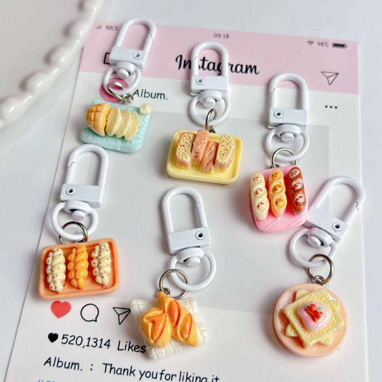 5c9391c1-f4f1-4576-9a10-a926d838e2fb.jpeg Cute Miniature Food Bag Pendant - Image 1