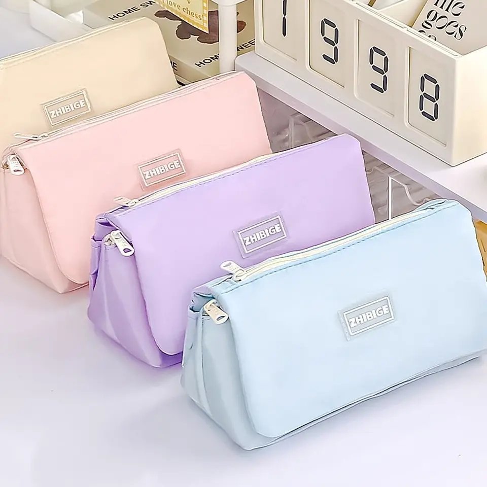 624256835-134790690-1.jpg Multifunctional Triangle Shaped Pencil Case - Image 1