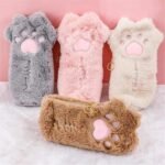 Cat Paw Fluffy Pencil Case