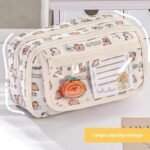 Kawai Multi Pocket Pencil Case - Image 2