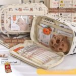 Kawai Multi Pocket Pencil Case - Image 5