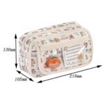 Kawai Multi Pocket Pencil Case - Image 4