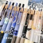 European Style Vintage Rose 6pcs Gel Pen Set - Image 4