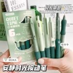 6pcs/set Soft Cloud Grip Gel Pen - Image 9