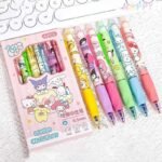 Sanrio Kawai Erasable 6pcs Blue ink Pen Set - Image 4