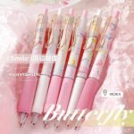 Vintage Rose Butterfly 6pcs Gel Pen Set - Image 6