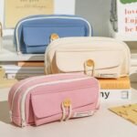Aesthetic Button Rope Pencil Case