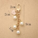 Pearl Tassel Crystal Keychain - Image 2