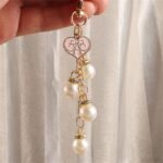 Pearl Tassel Crystal Keychain - Image 4