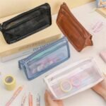 Transparent Mesh Pencil Case - Image 3