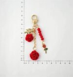 Rose Camellia Keychain - Image 2