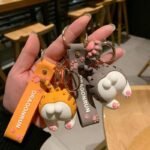 Cute Cat Butt Keychain