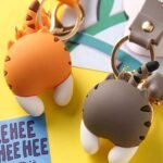 Cute Cat Butt Keychain - Image 2