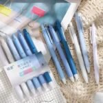 6Pcs/Set 0.5mm Cute Morandi Color Press Gel Pen - Image 2