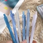 6Pcs/Set 0.5mm Cute Morandi Color Press Gel Pen - Image 4