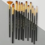 KEEP SMILING PROFESSIONAL MIX ARTIST NYLON HAIR 12pcs BRUSH SET - Image 3