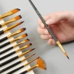 KEEP SMILING PROFESSIONAL MIX ARTIST NYLON HAIR 12pcs BRUSH SET - Image 2