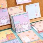 Cartoon Rabbit Bear Kawai Sticky Notes 90 Sheets - Image 3