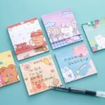 Cartoon Rabbit Bear Kawai Sticky Notes 90 Sheets - Image 2