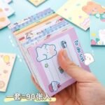 Cartoon Rabbit Bear Kawai Sticky Notes 90 Sheets - Image 5