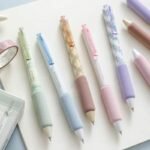 0.5mm Plaid Pattern Series Gel Pen