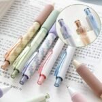 0.5mm Plaid Pattern Series Gel Pen - Image 6