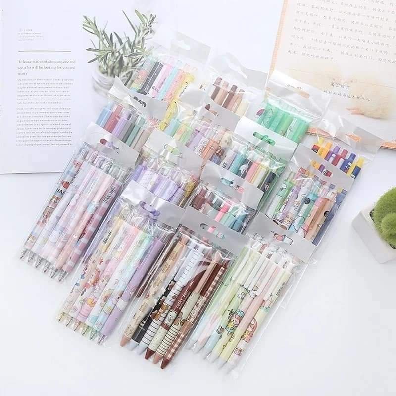 FB_IMG_1722624368224.jpg Kawai 0.5mm 6pcs Gel Pen Set - Image 1