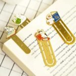 Cat Themed Metal Bookmark