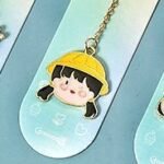 Kawai Girl Metal Bookmark - Image 2