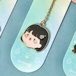 Kawai Girl Metal Bookmark - Image 5