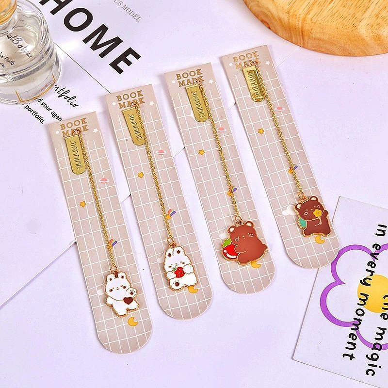 IMG-20230523-WA0022-01-1.jpeg Cute Bear Metal Bookmark - Image 1